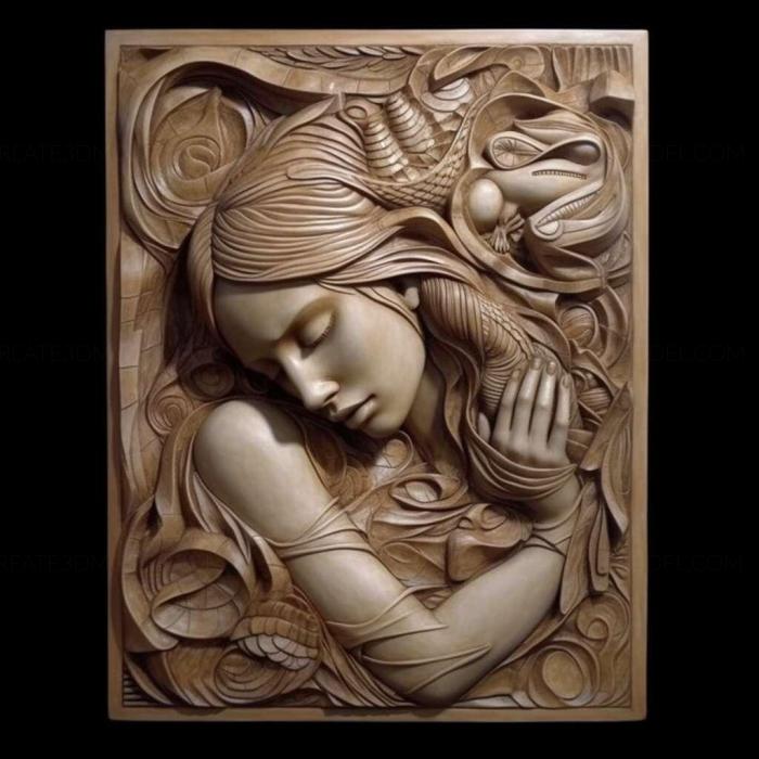 نموذج ثلاثي الأبعاد لآلة CNC 3D Art 